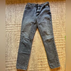 SLVRLAKE Beatnick Grey straight leg denim jeans